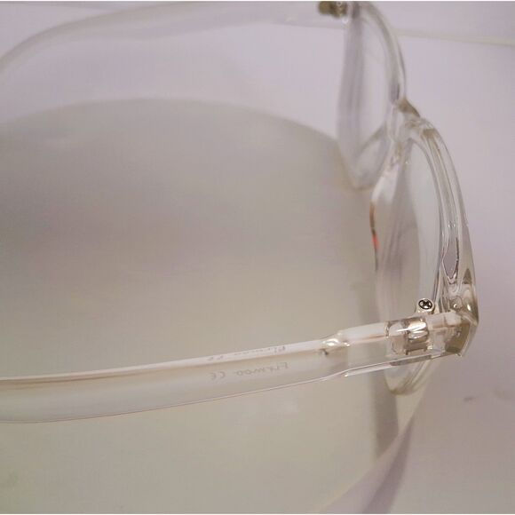 Firmoo Trendy Oversized Square Crystal Clear 53-19-149 Eyeglasses Frames - Picture 11 of 14